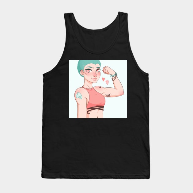 Strong Tank Top by PeppermintKamz